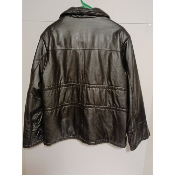Women's Wilsons Leather Black Maxima  Jacket Size L - Picture 3 of 3